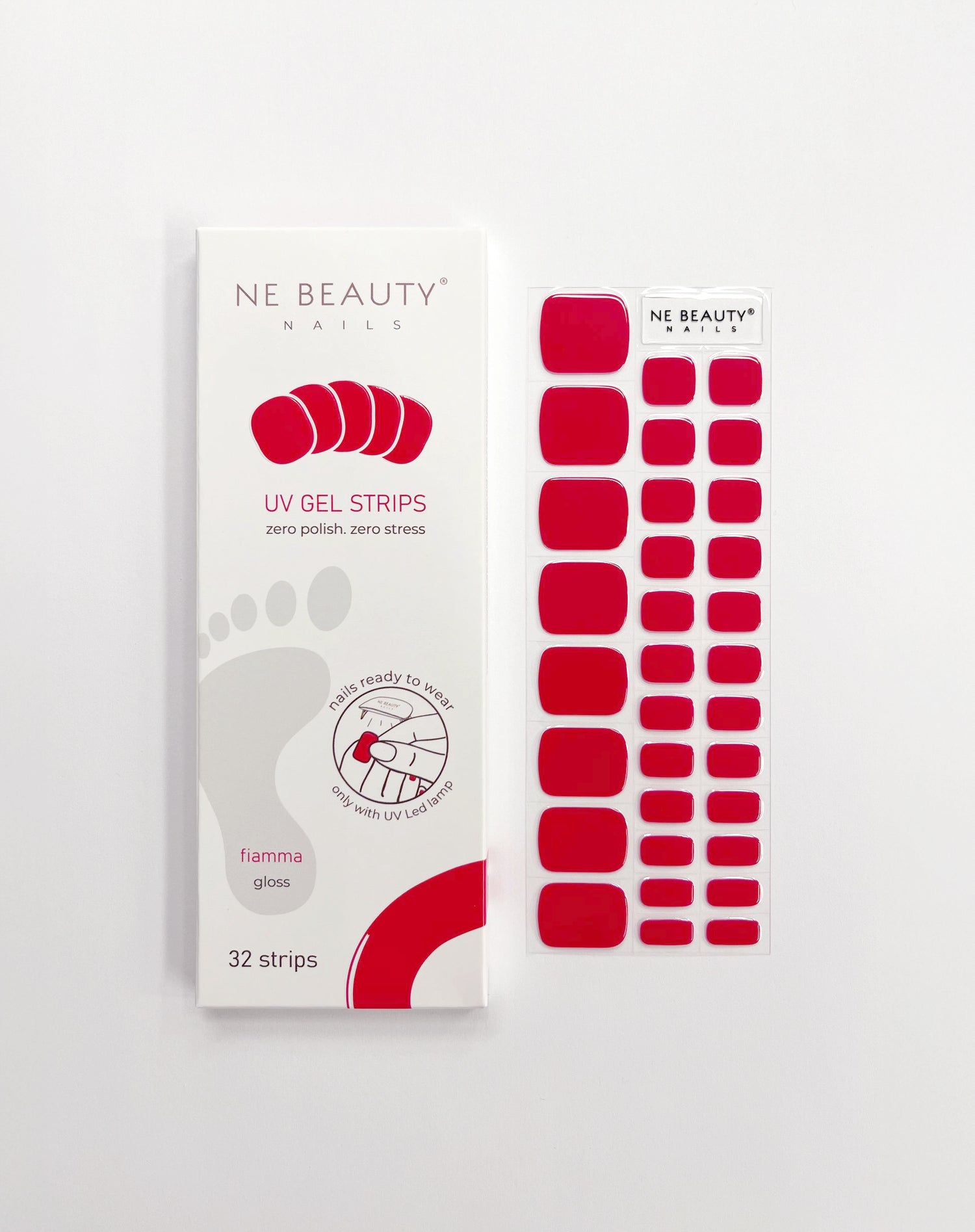 Fiamma Pedicure UV Gel Strips