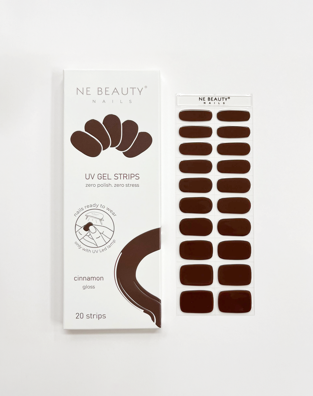 Cinnamon UV Gel Strips