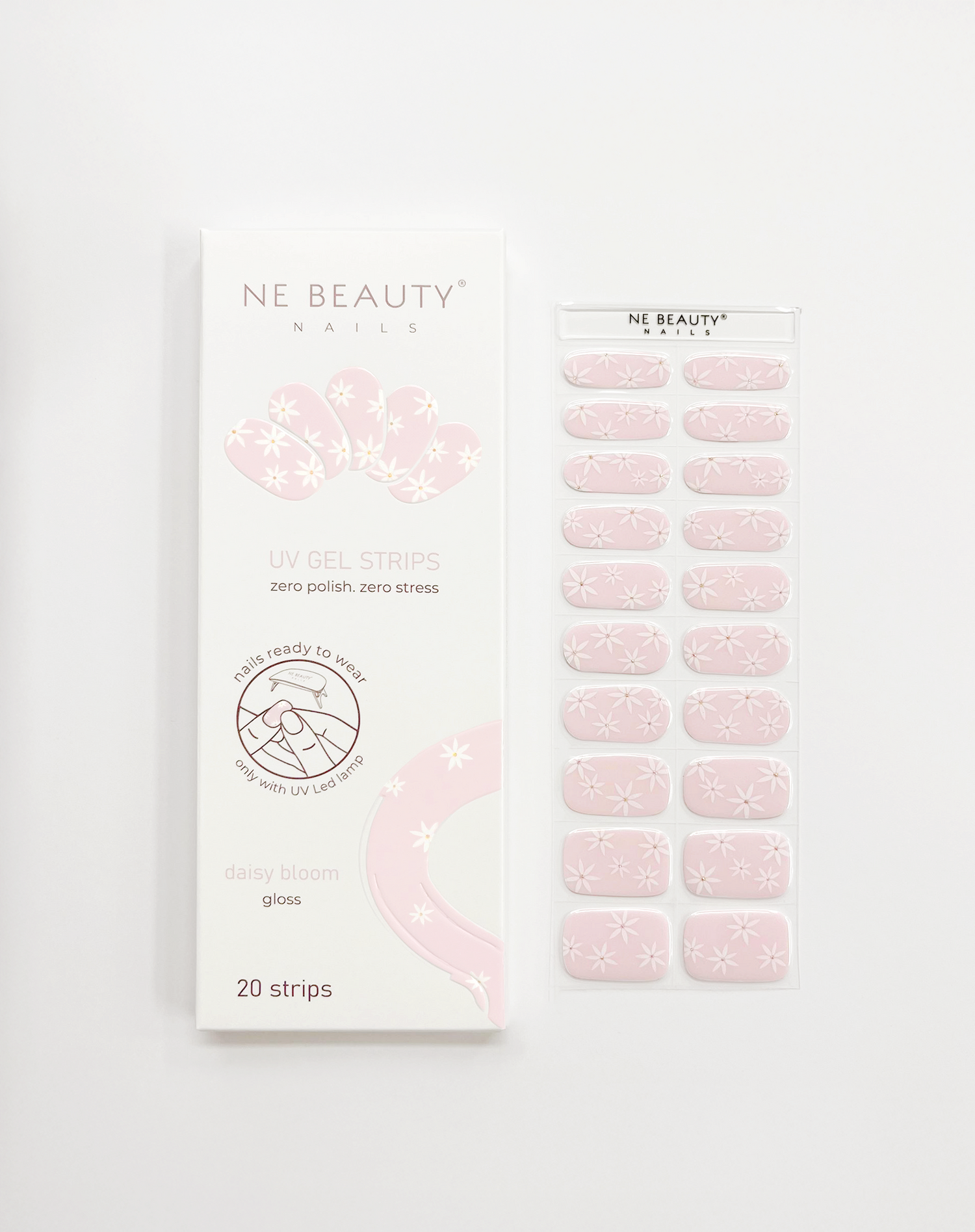 Daisy Bloom UV Gel Strips